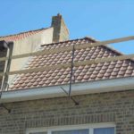 Beveiliging van onze arbeiders voor de dakwerken
